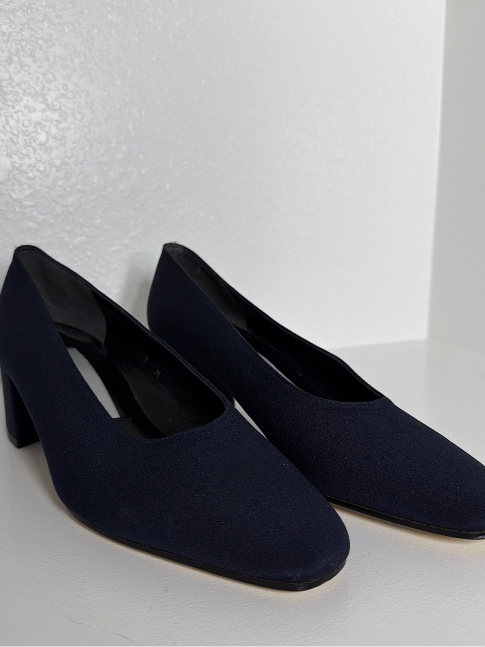 Bandolino Navy Block Heel Pumps